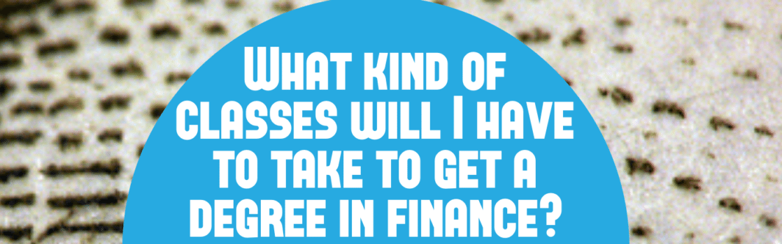 finance degree classes