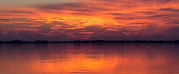 Sunset on Chesapeake Bay Maryland
