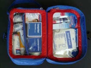 first aid kit, teachers, classroom, elementary school