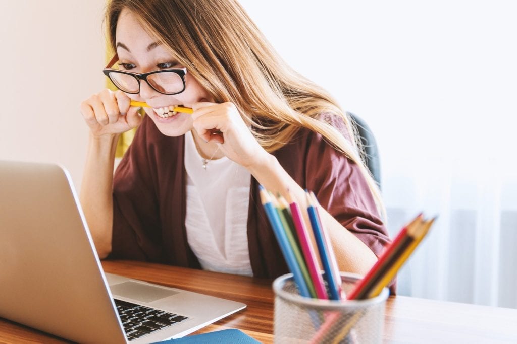 Laptop, Woman, Education, Study, Young, Computer