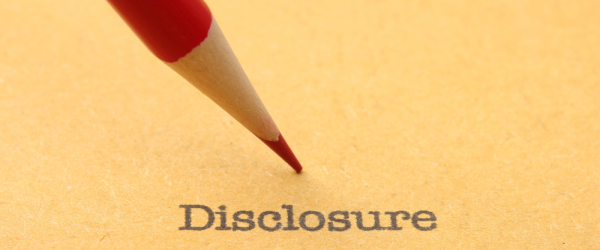 sponsorship disclosure