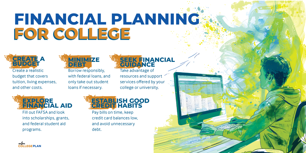 expert tips on helping students with financial planning for their college experience. 